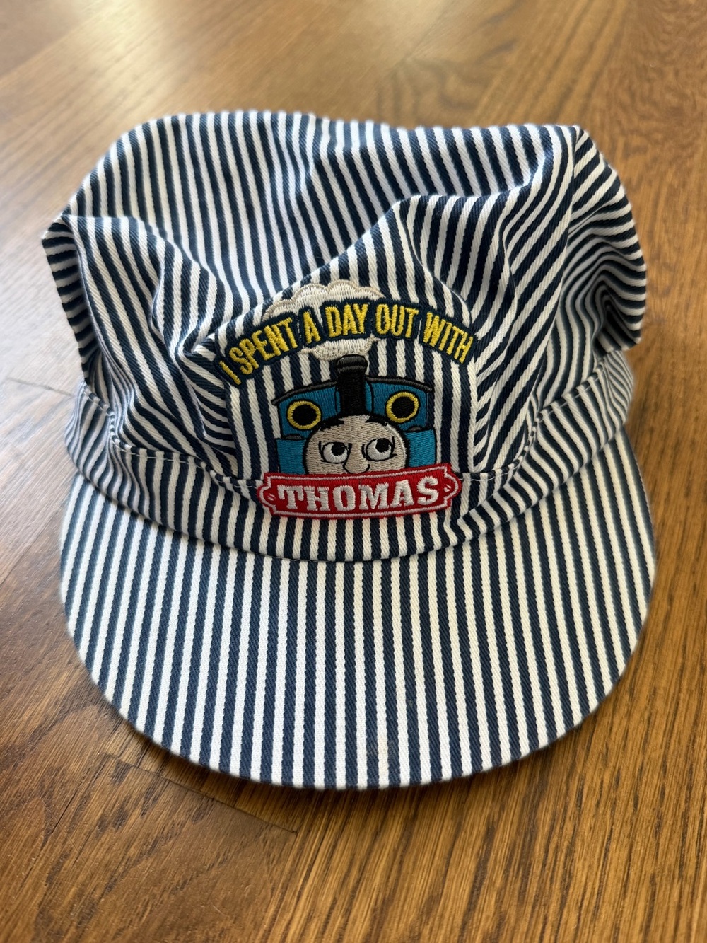 Thomas The Tank Engine Toddler Blue Stripe Engineer Cap